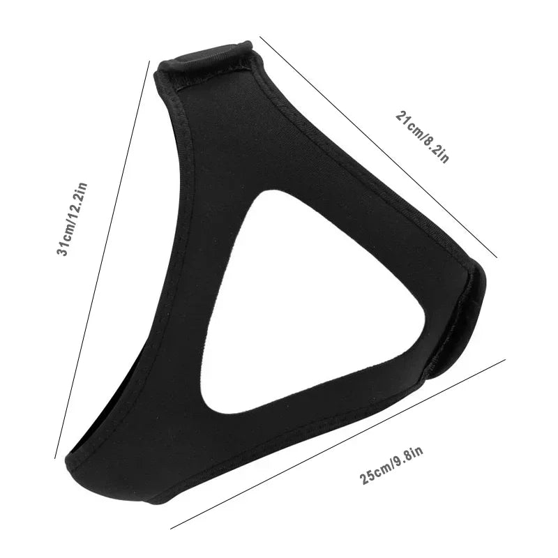 Anti-Sweat Black Gear with Anti-Snoring Mouth Breathing Correction Strap