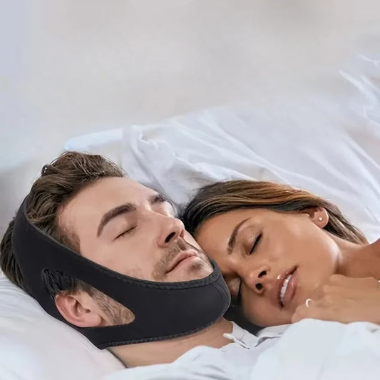 Anti-Sweat Black Gear with Anti-Snoring Mouth Breathing Correction Strap