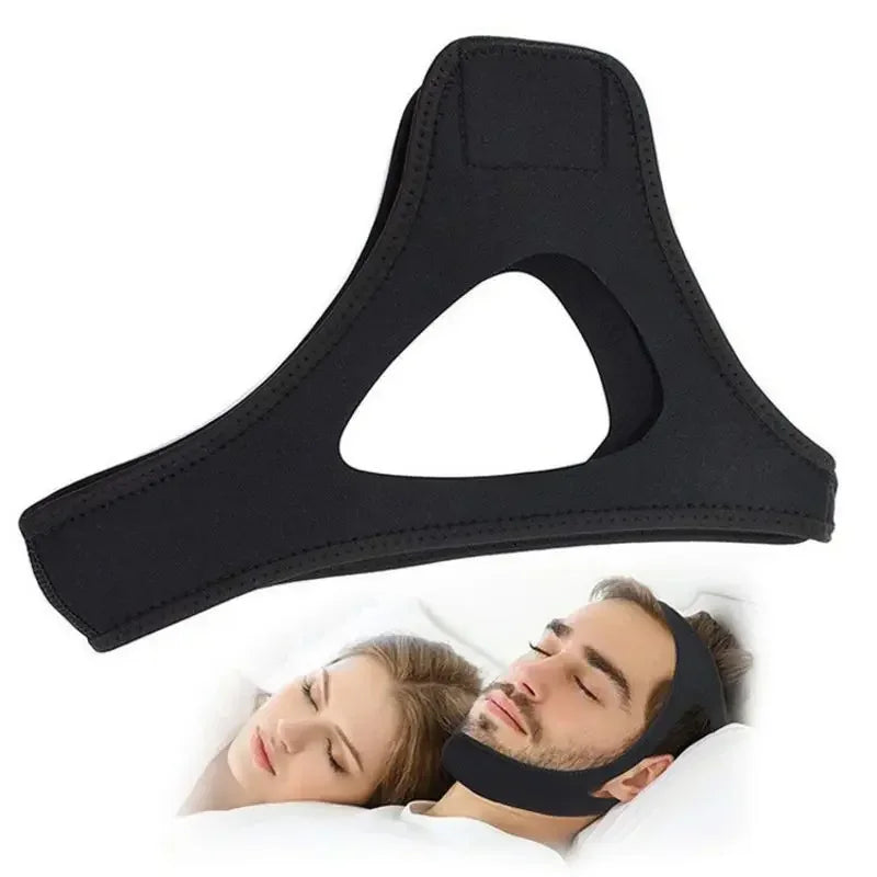 Anti-Sweat Black Gear with Anti-Snoring Mouth Breathing Correction Strap